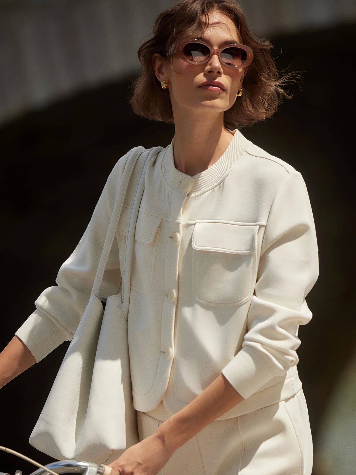 Hartwell Button-Through Sweat - Pristine