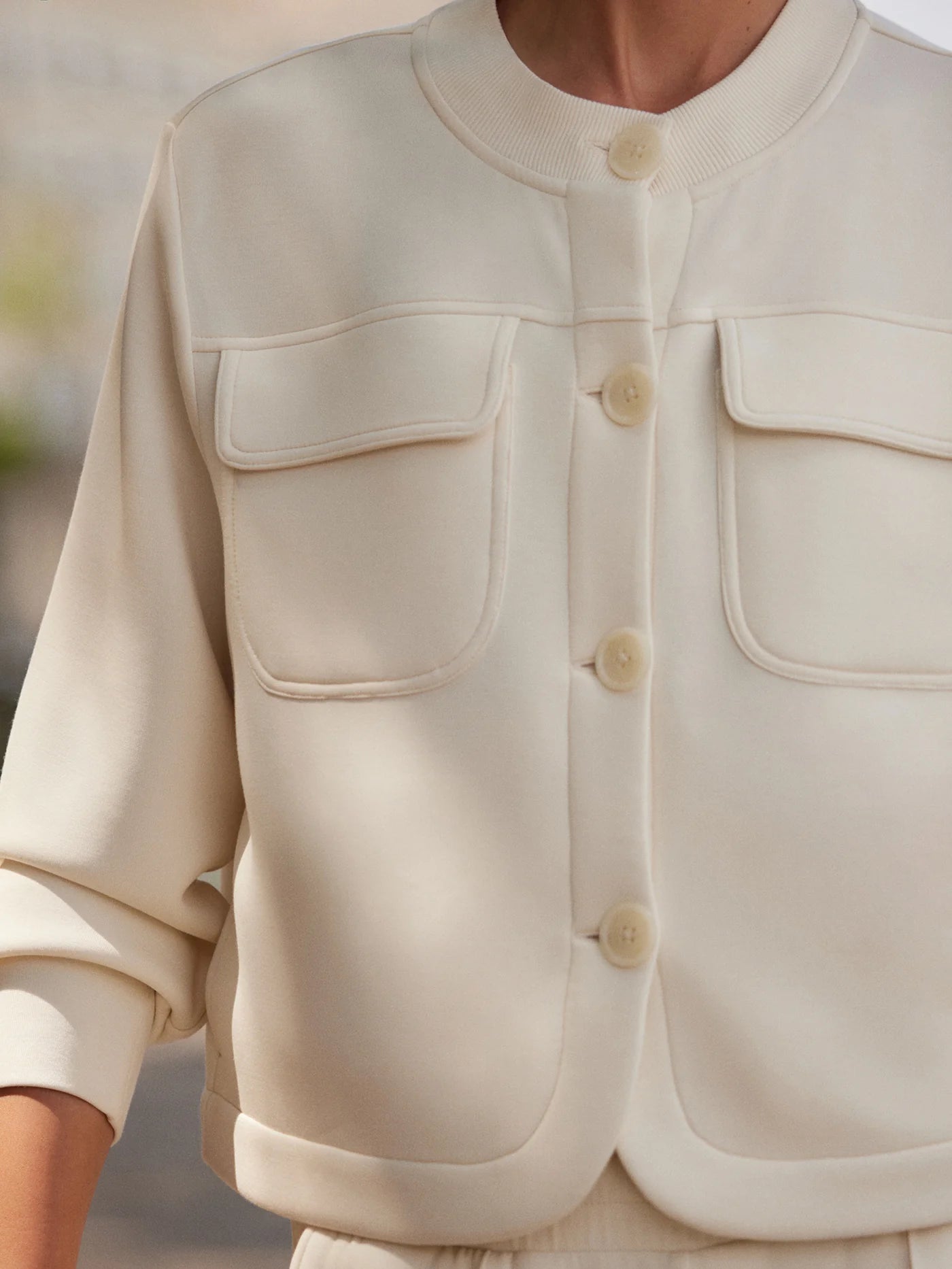 Hartwell Button-Through Sweat - Pristine