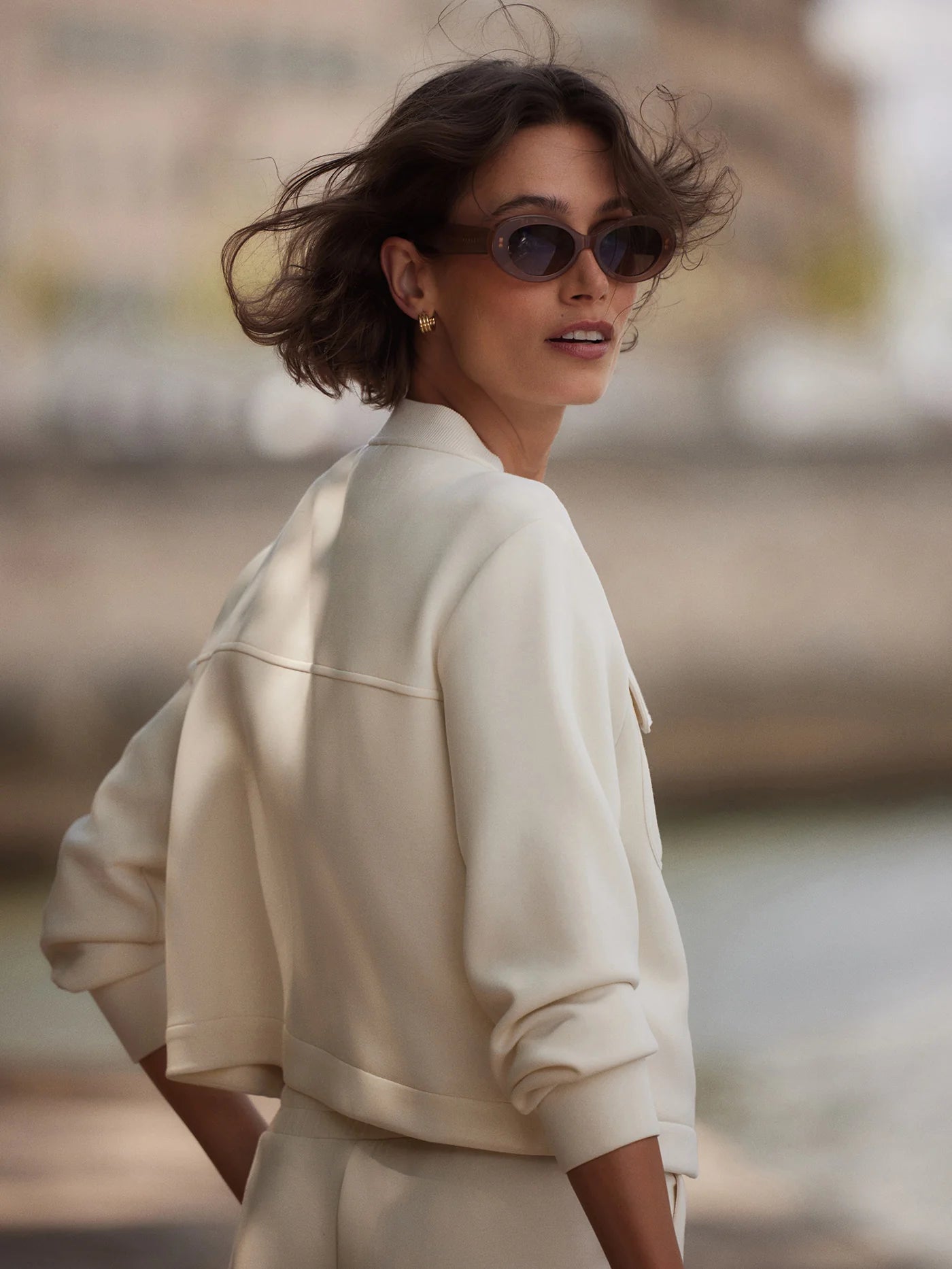 Hartwell Button-Through Sweat - Pristine