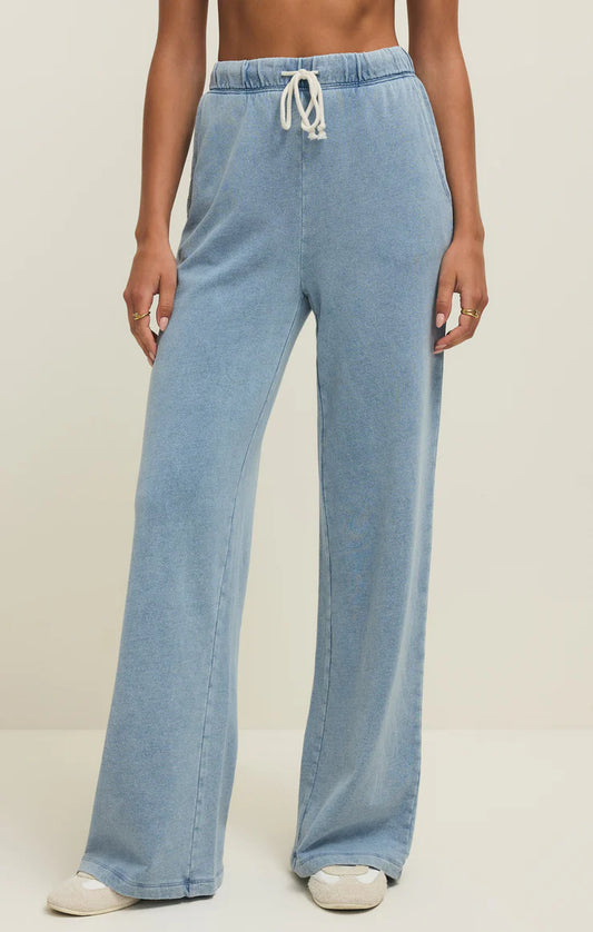 Hunter Knit Denim Pant - Light Blue