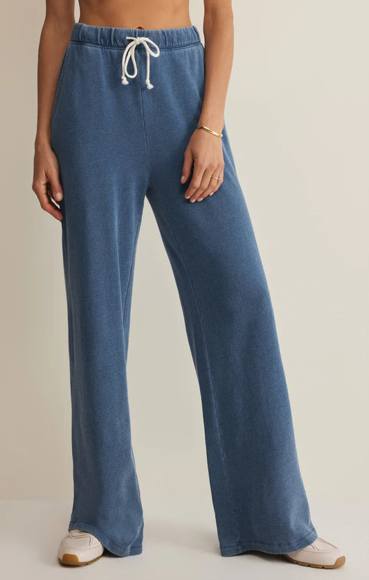 Hunter Knit Denim Pant - Mid Blue