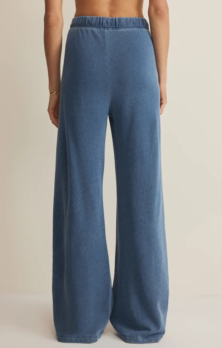 Hunter Knit Denim Pant - Mid Blue