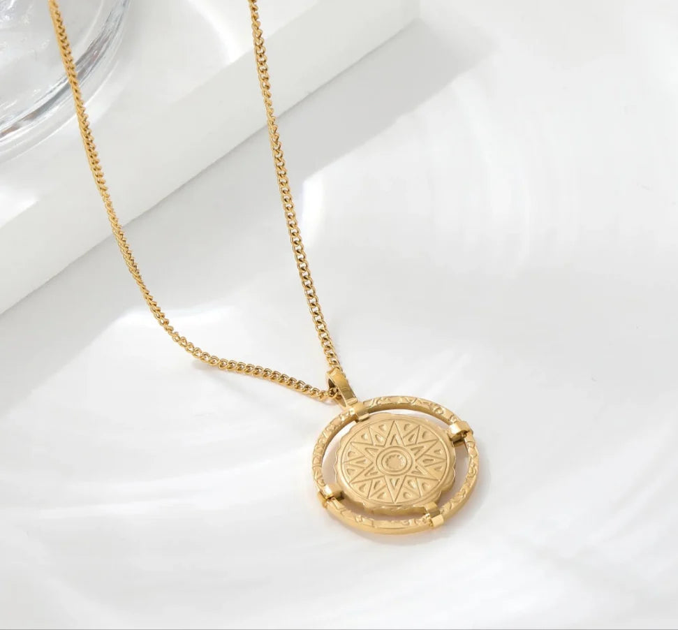 Compass Pendant Necklace