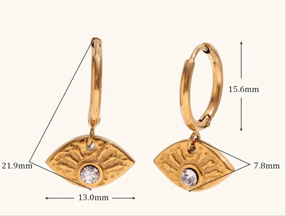 Eye Pendant Earrings