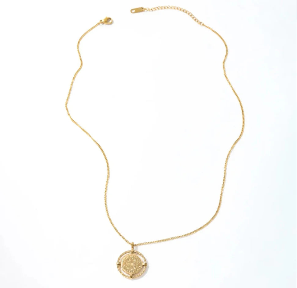 Compass Pendant Necklace