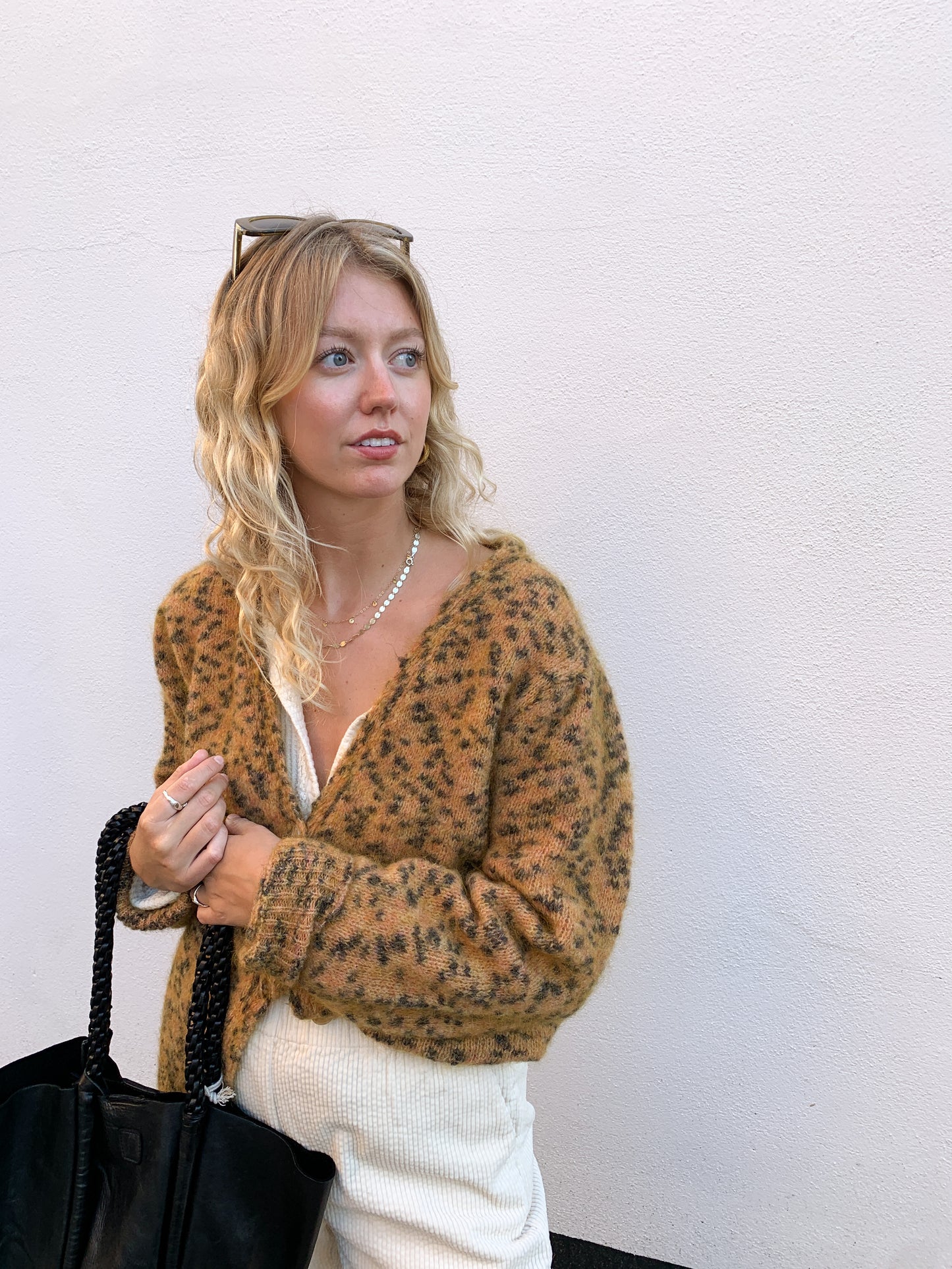 Marta Leopard + Beige Sweater