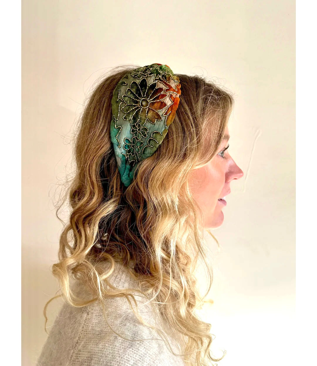 Embroidered Headband - Denara