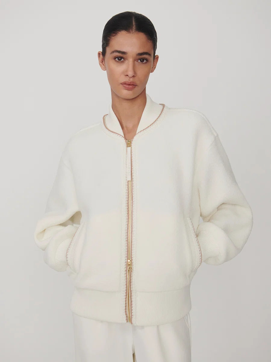 Klaudia Fleece Jacket - Egret