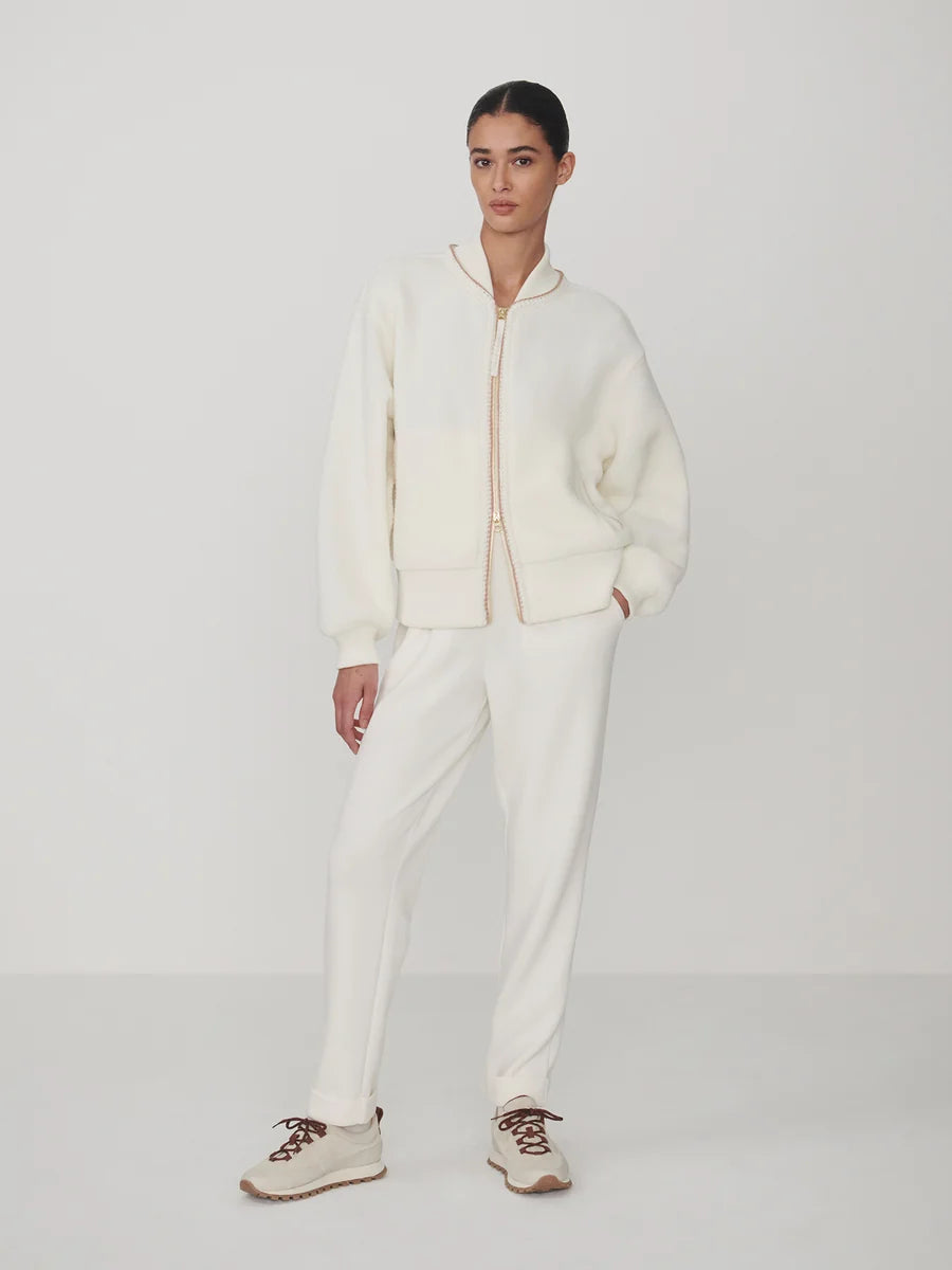Klaudia Fleece Jacket - Egret