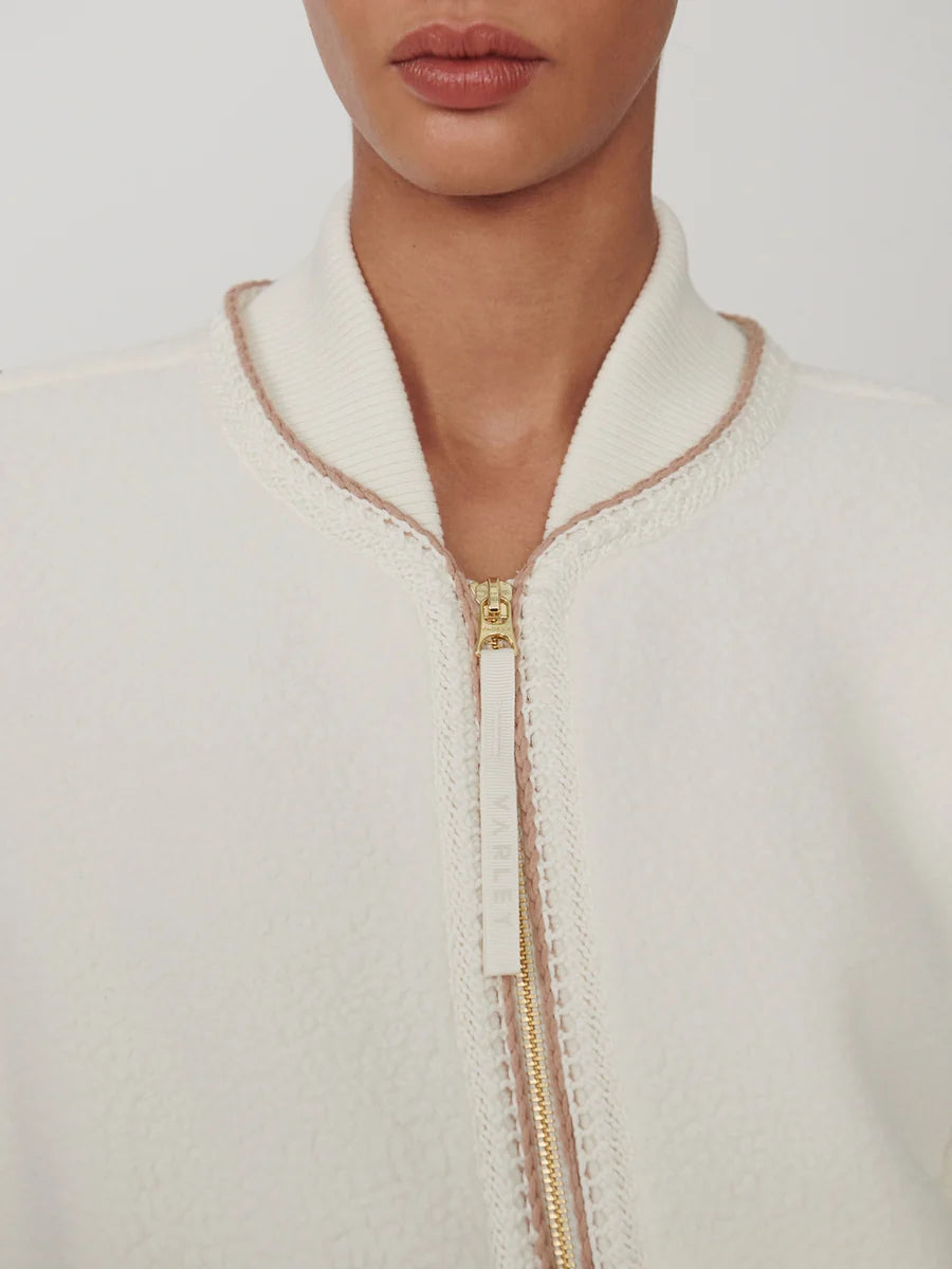 Klaudia Fleece Jacket - Egret