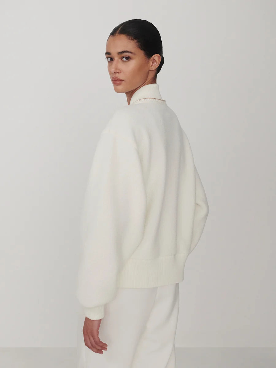 Klaudia Fleece Jacket - Egret