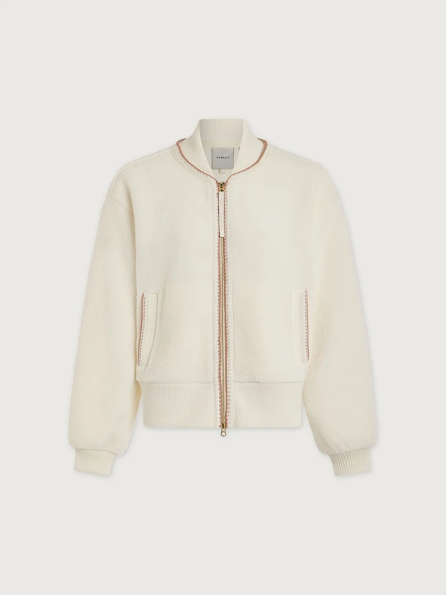 Klaudia Fleece Jacket - Egret