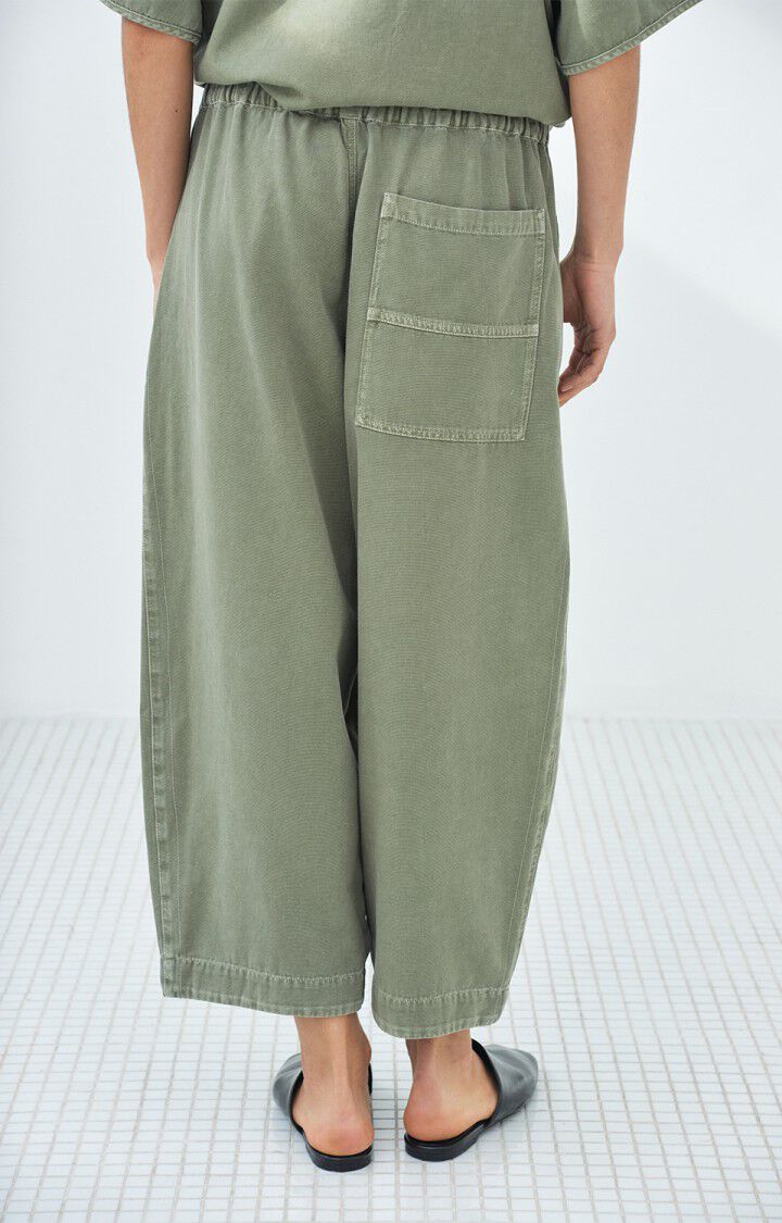 Loose Cropped Trousers Lycaz - Vintage Clay