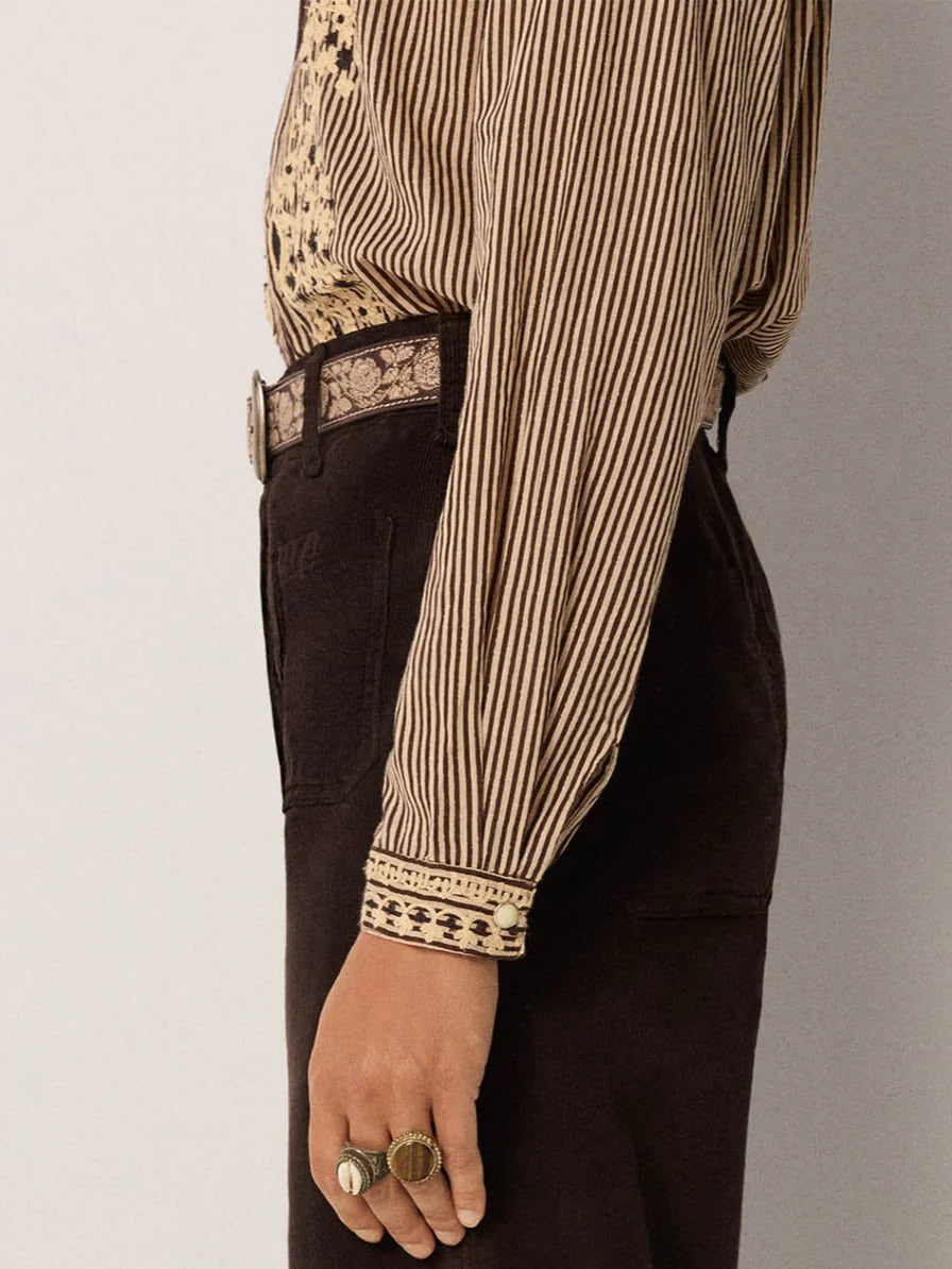 Bebo Blouse - Tobbaco