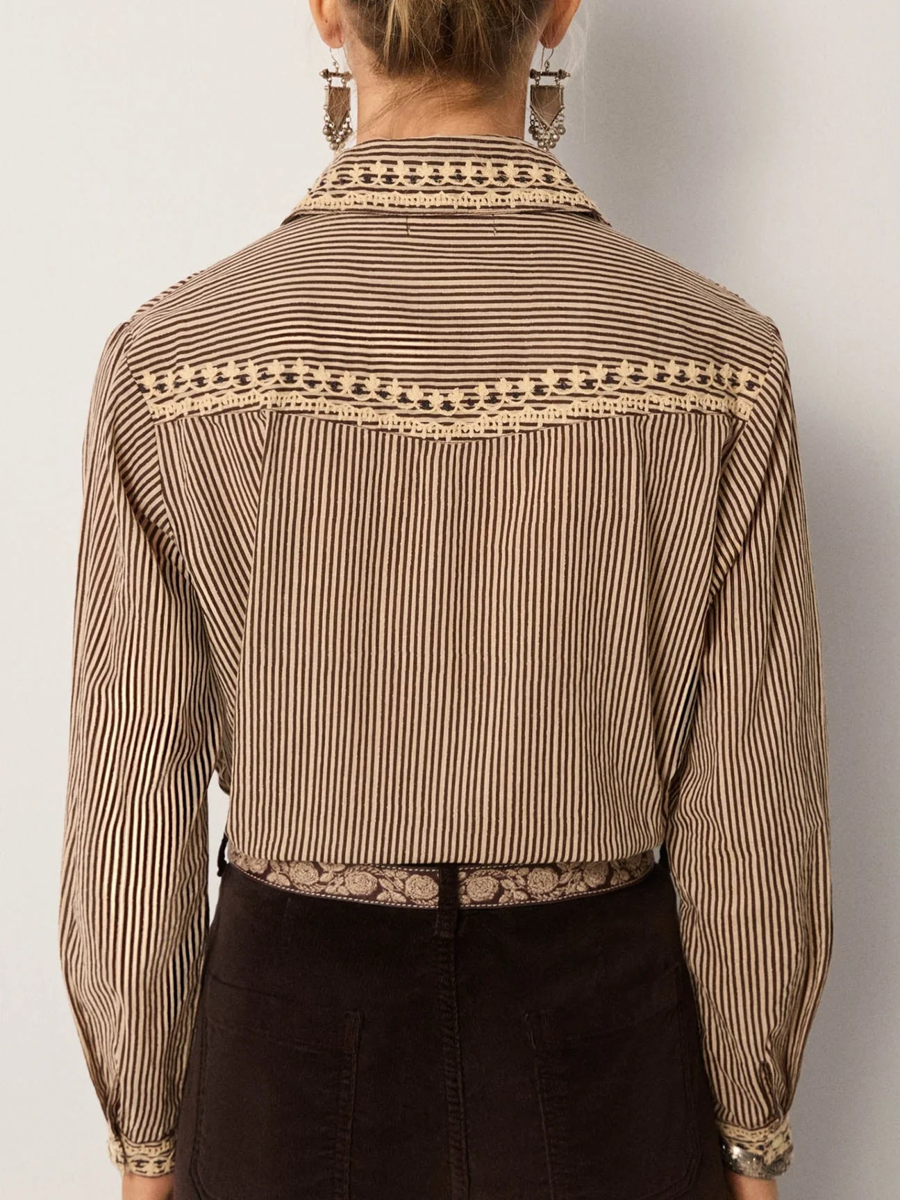 Bebo Blouse - Tobbaco