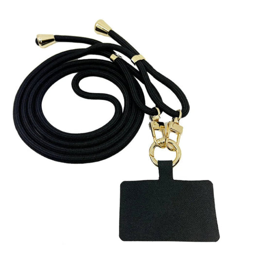 Phone Strap - Black Gold