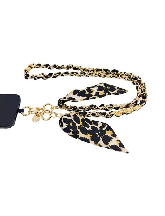 Phone Scarf Strap - Leopard