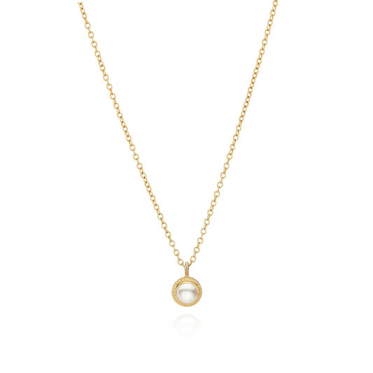 Small Pearl Drop Necklace