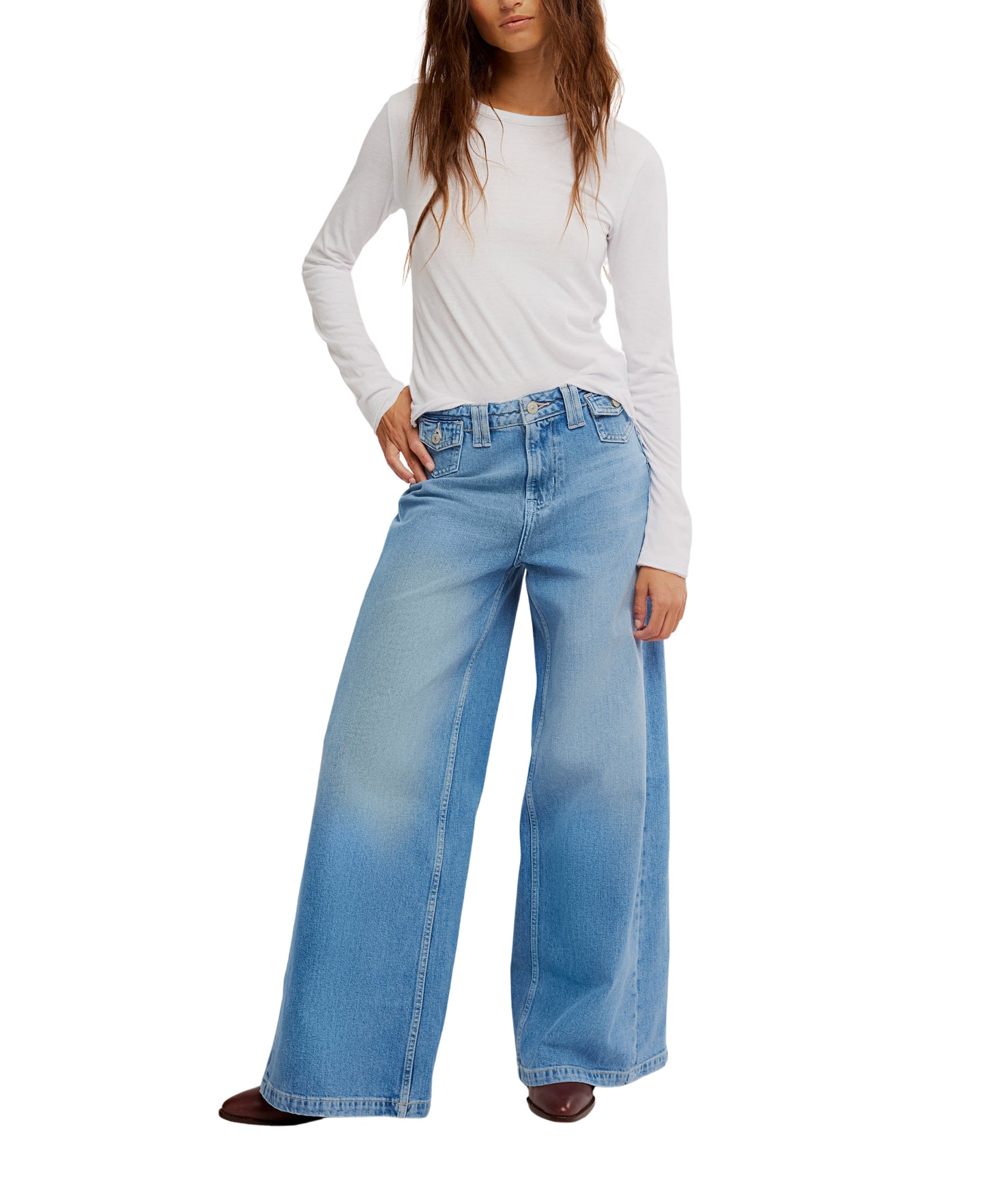 Kellee High-Rise Palazzo Jeans
