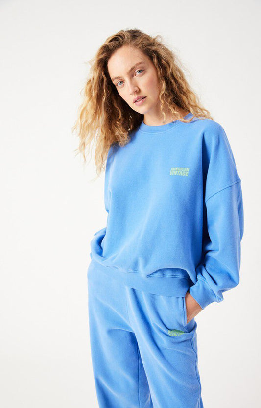 Plizzy Sweatshirt - Vintage Nautical Blur