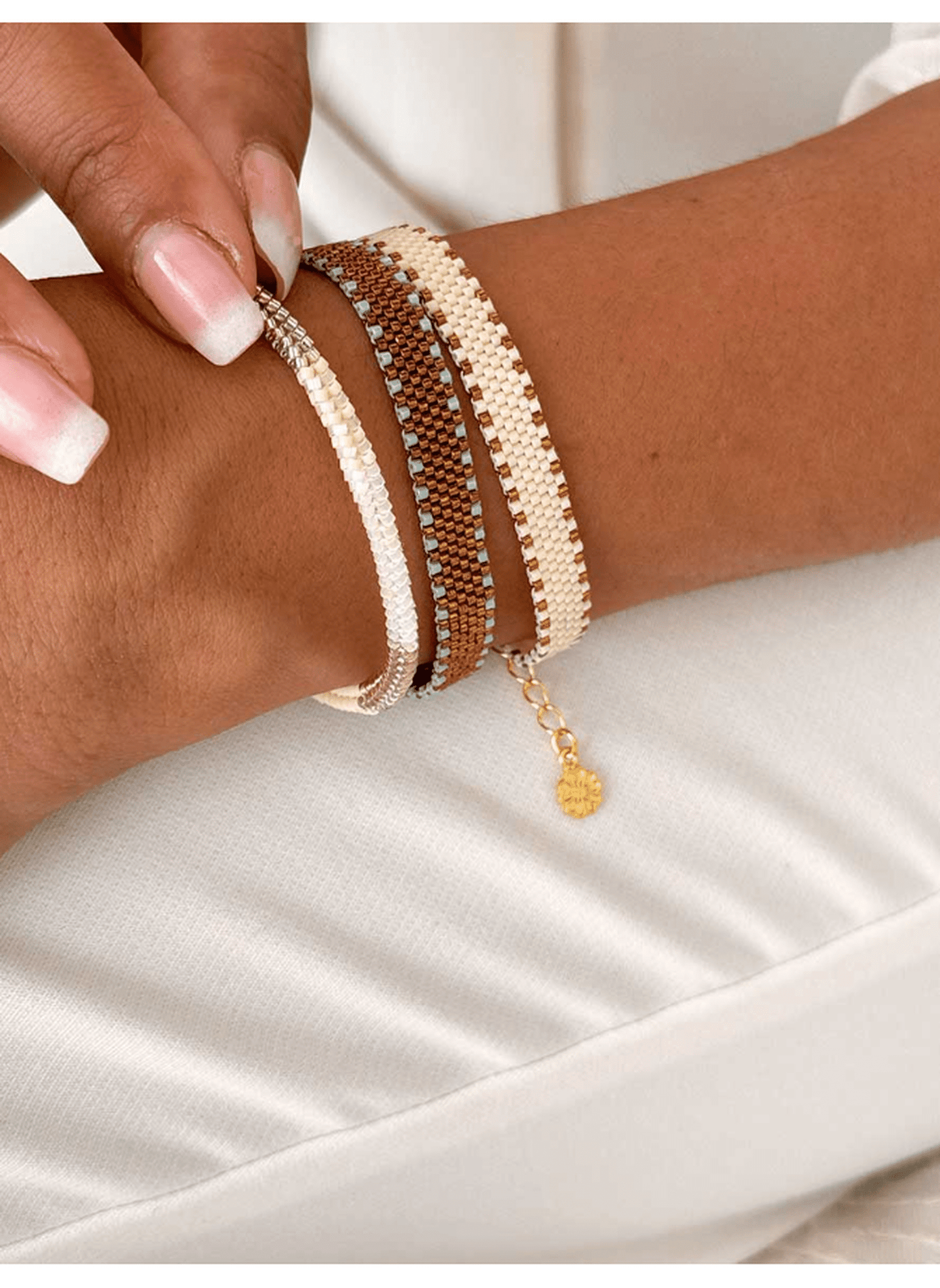 Amani Beaded Rope Bracelet - Aruba