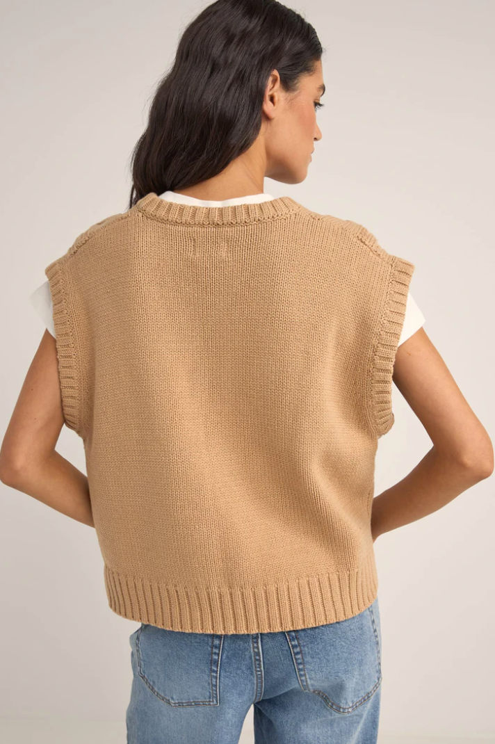 Finley Cable Knit Vest