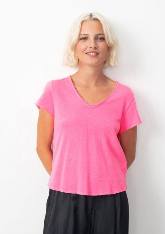 American Vintage Sonoma T-Shirt - Acid Pink