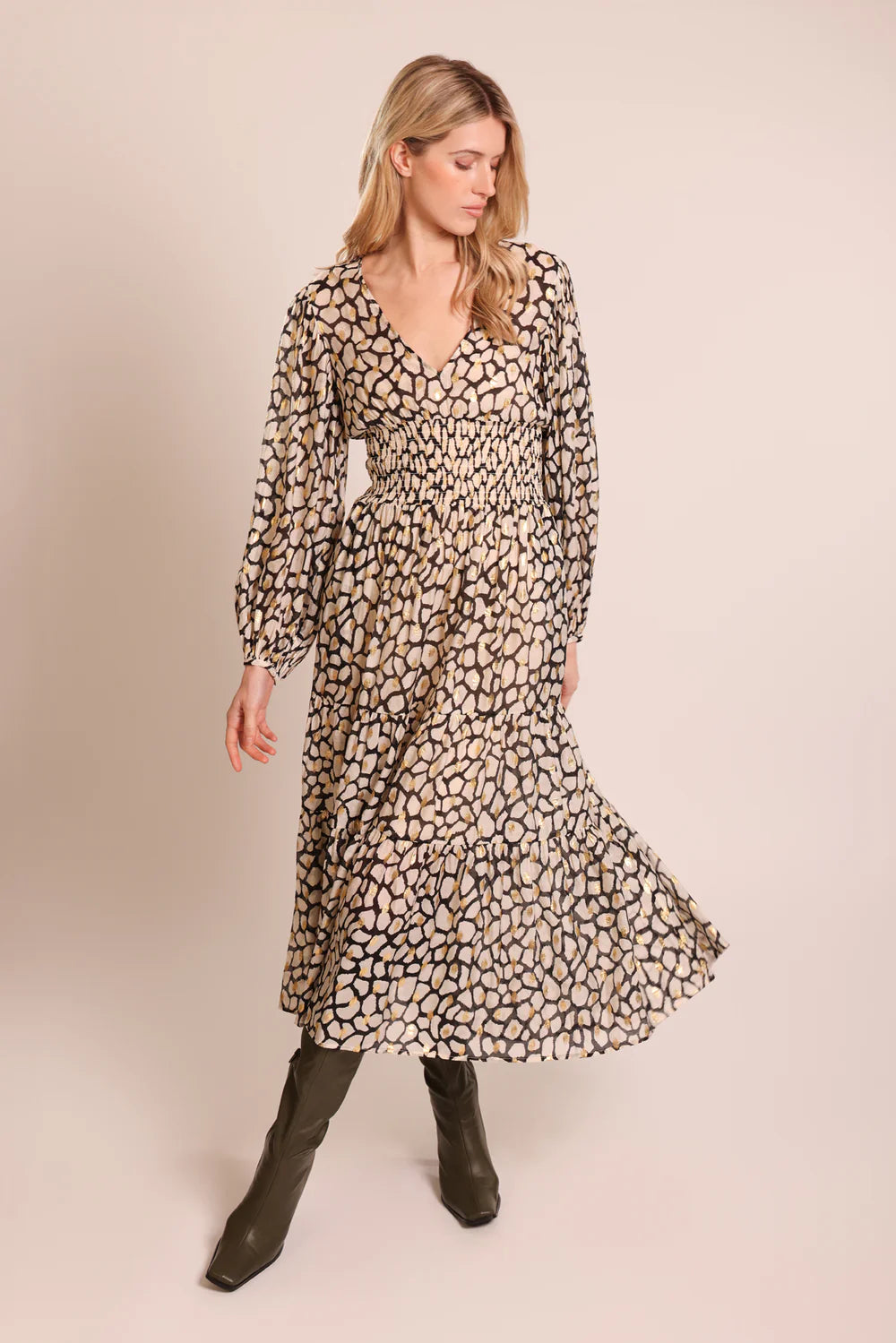 Whispers Dress - White