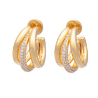 Claw Earrings - CZ
