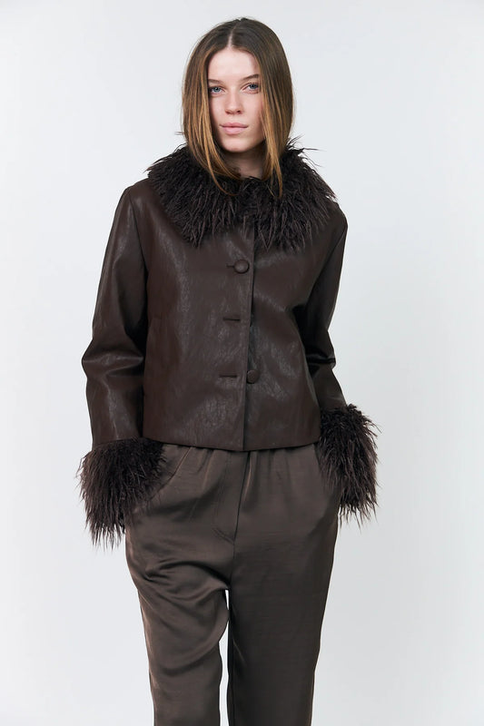 TracyLL Jacket - Brown