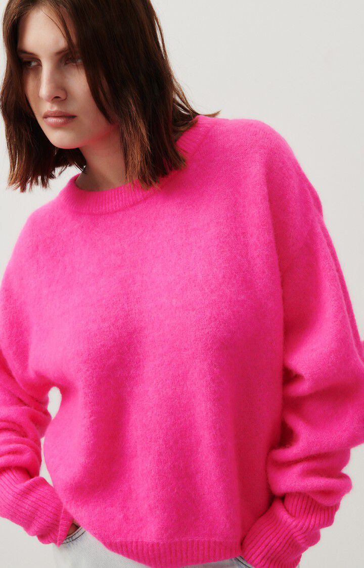 American Vintage Vitow Jumper - Neon Pink