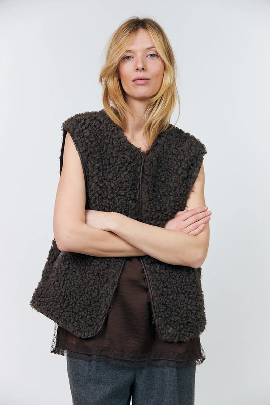 VadaLL Vest - Dark Mokka