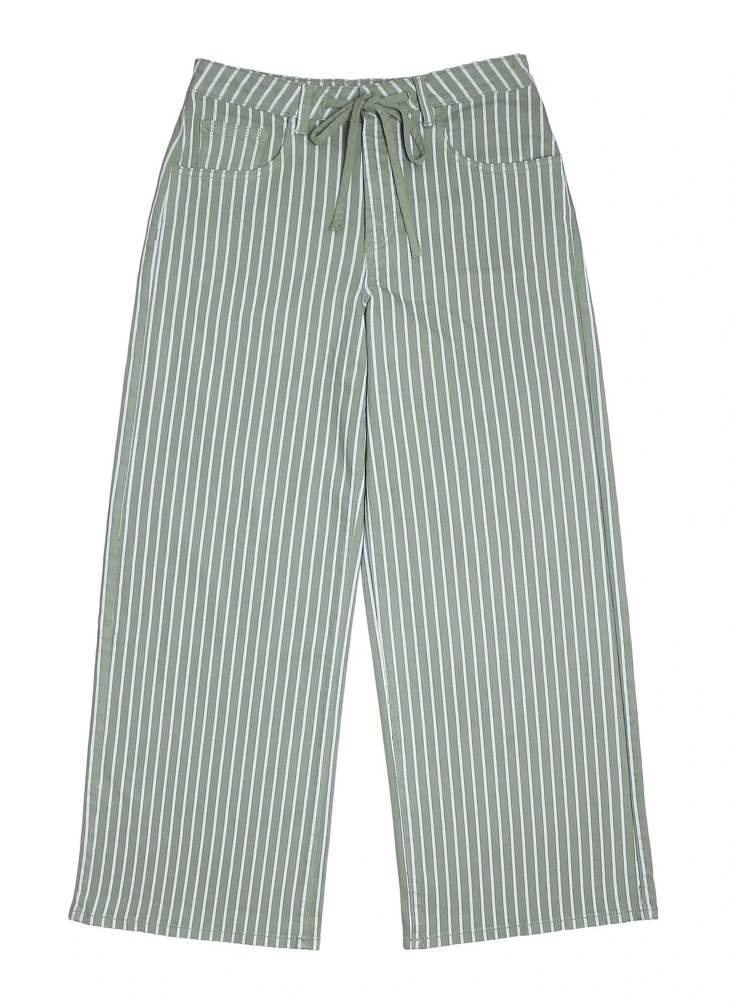 Blake Jean - Vintage Moss Wide Stripe