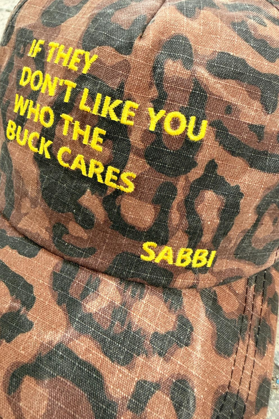 The Who The Buck Cares Cap