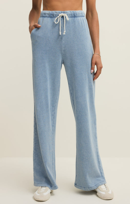 Hunter Knit Denim Pant - Ocean Air Indigo