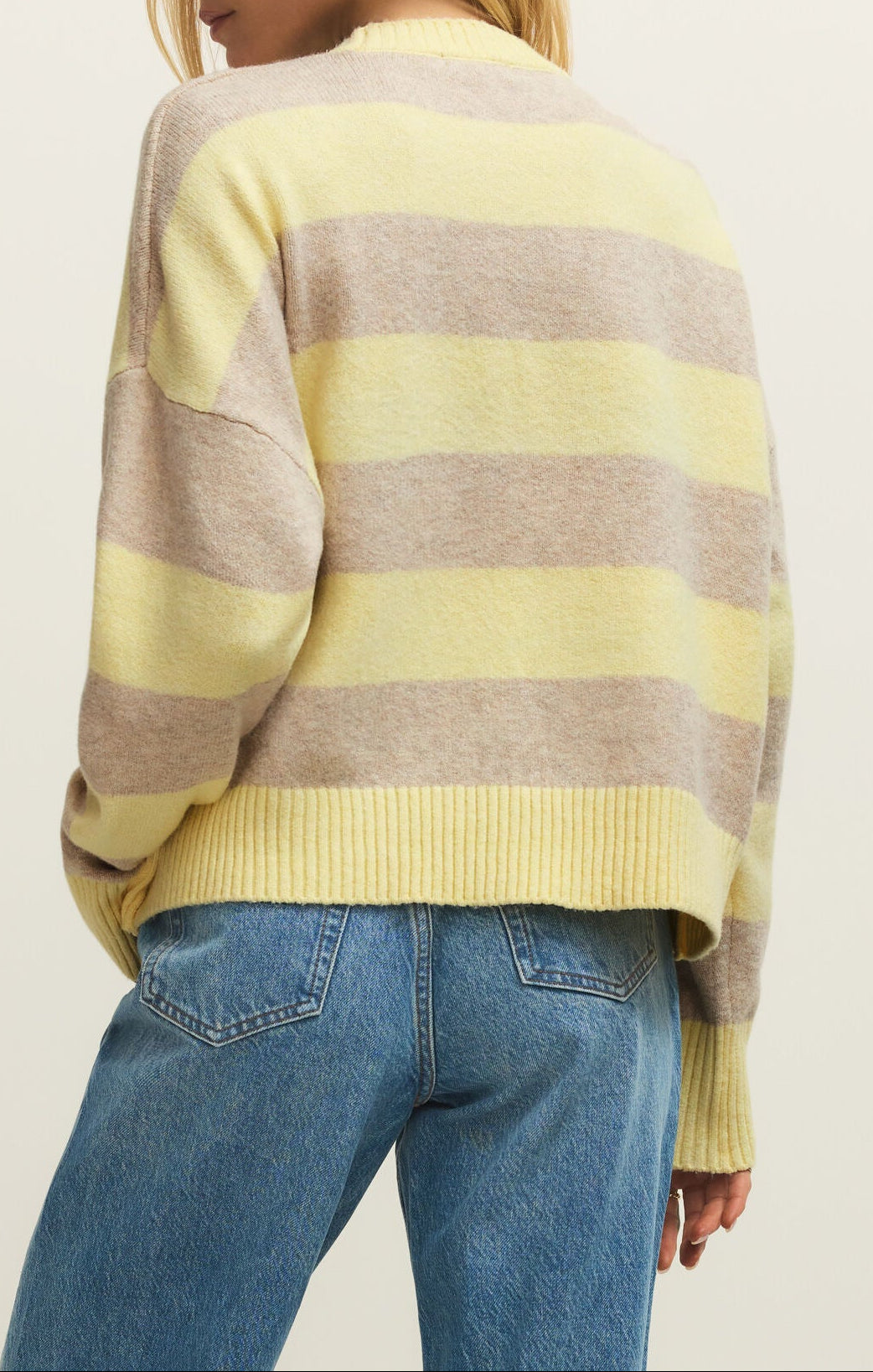 Cirrus Stripe Sweater - Sunnyside