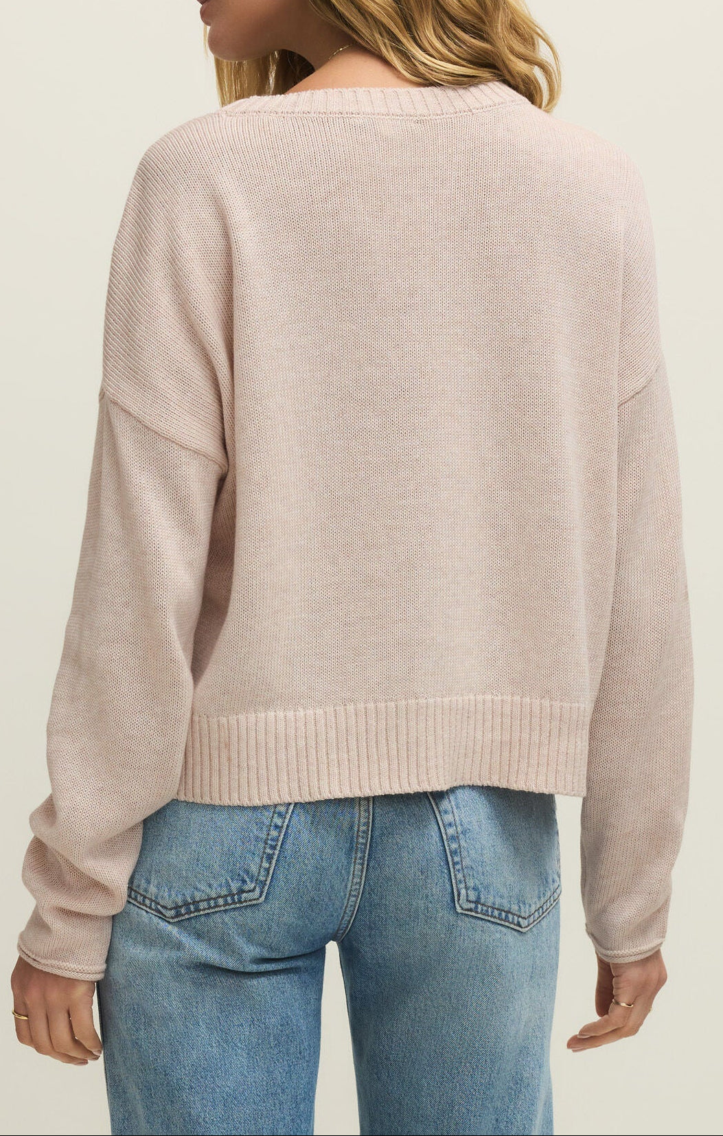 Sienna Coastal Sweater - Light Oatmeal Heather
