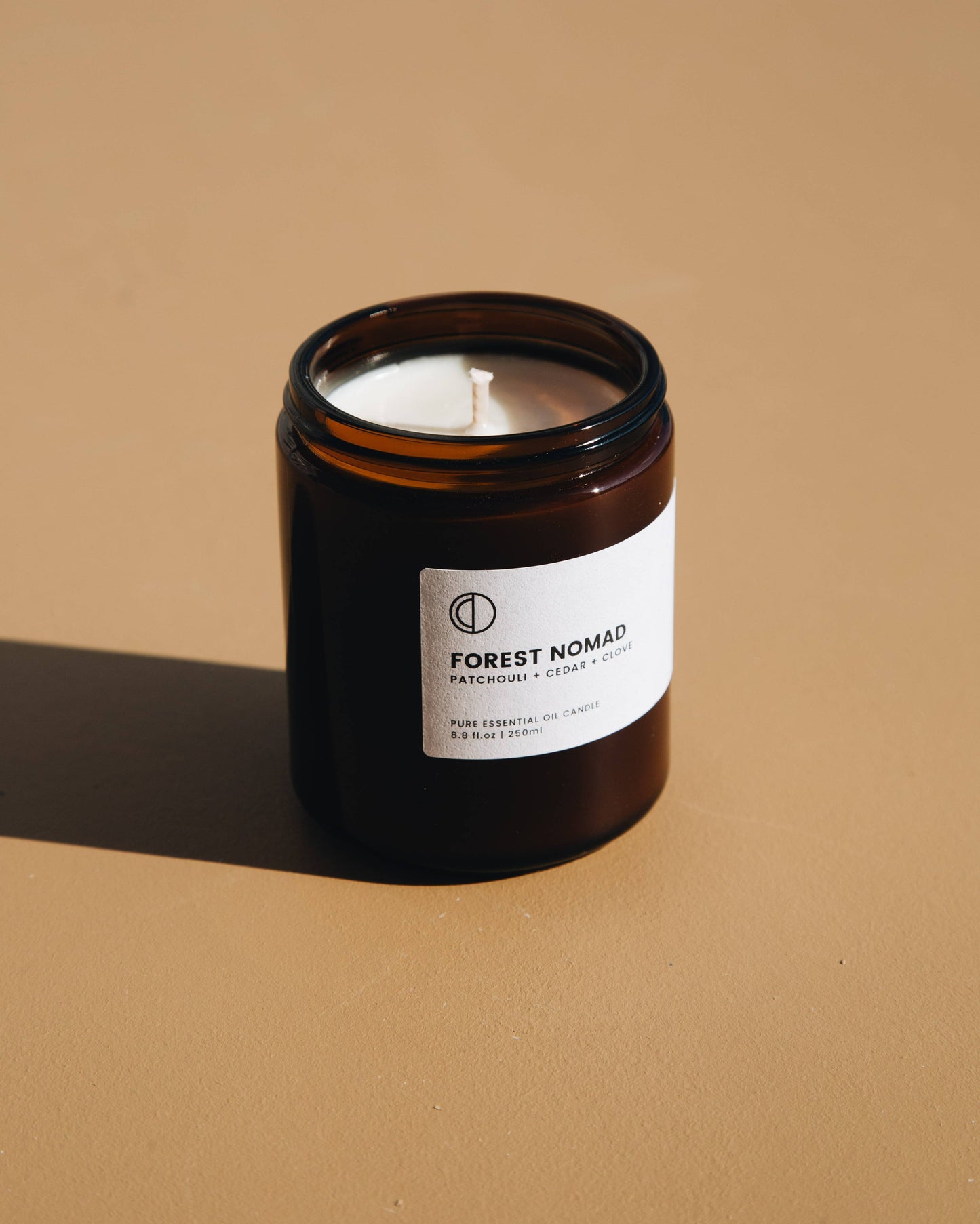 Forest Nomad (Cedar + Patchouli + Clove) | Amber jar candle: 400ml