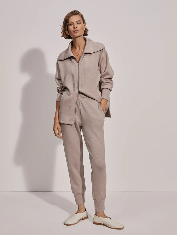 The Slim Cuff Pant 27.5 - Taupe Marl