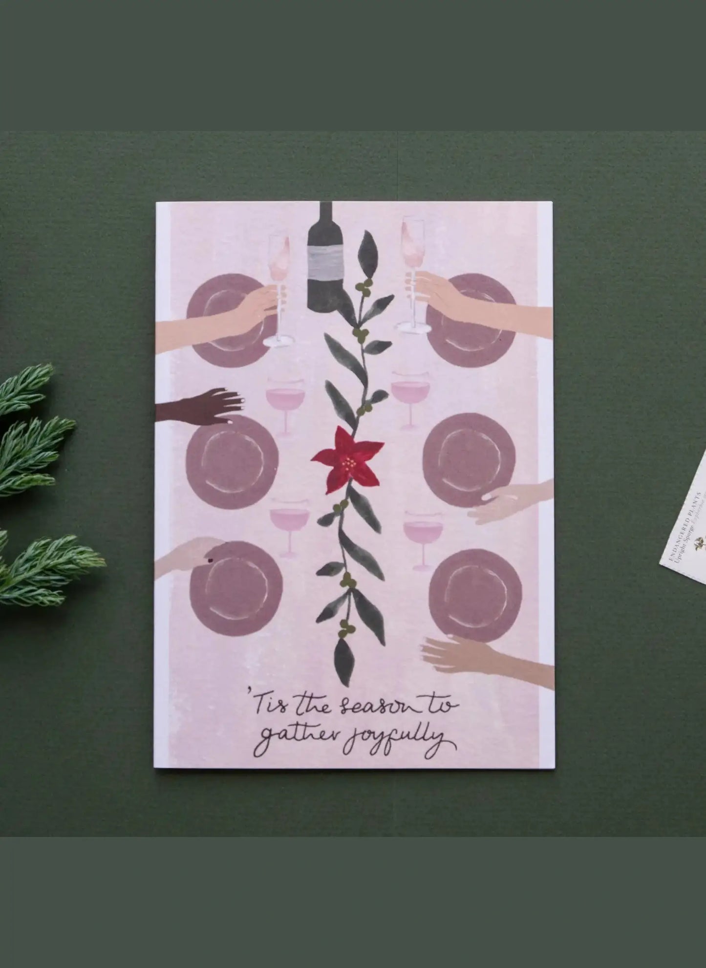 'Gather Joyfully' Tablescape Christmas Card