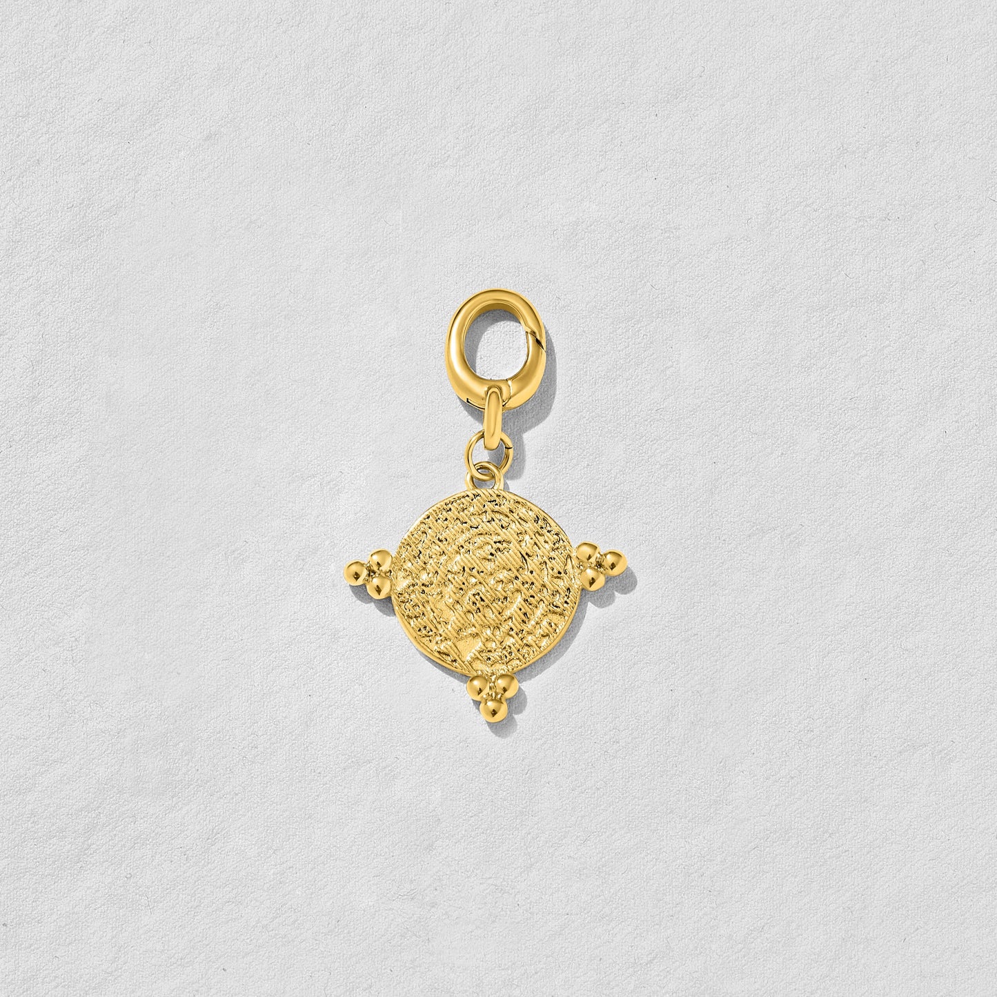 Nyra Gold Coin Charm
