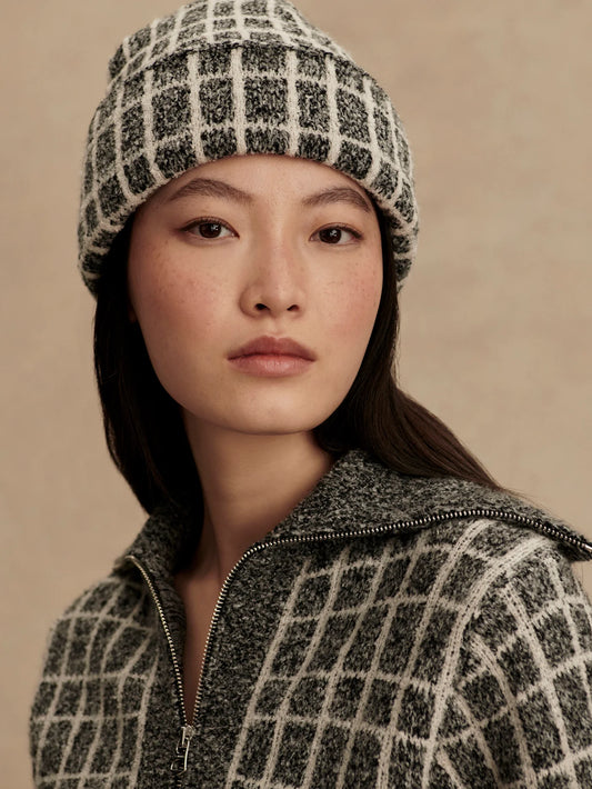Noel Knit Beanie - Charcoal Marl
