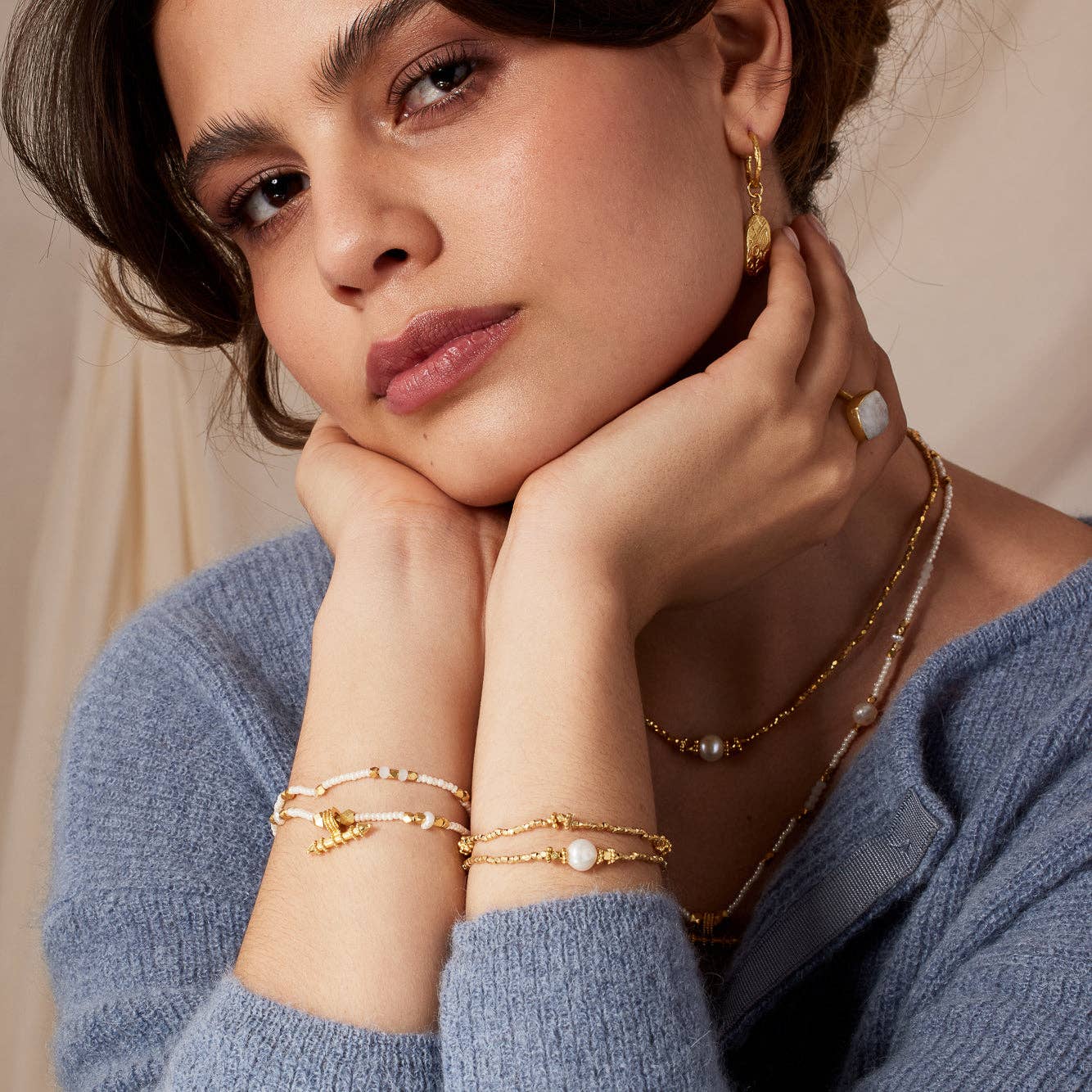 Bluebell Bracelet Pearl