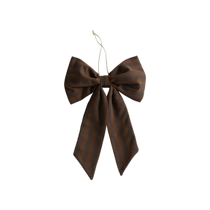 Small Christmas Bow - Brown