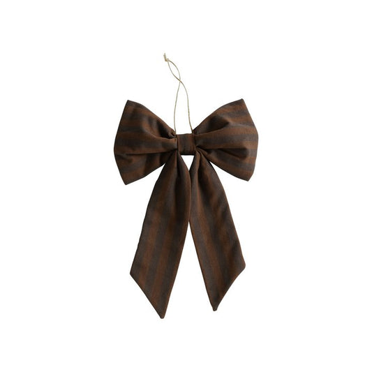 Small Christmas Bow - Brown