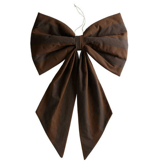 Large Christmas Bow - Brown