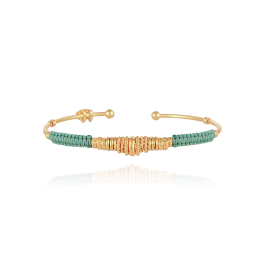 Zizanie Bracelet - Gold / Light Blue