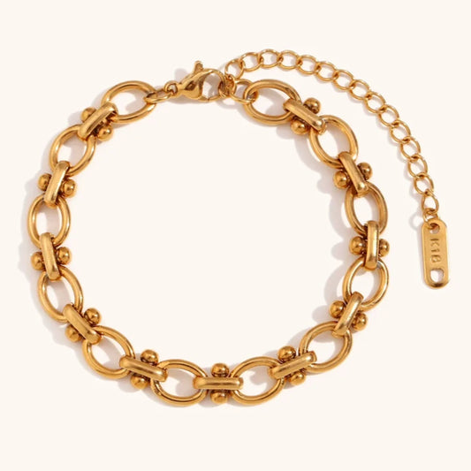 Bow Chain Bracelet - Gold