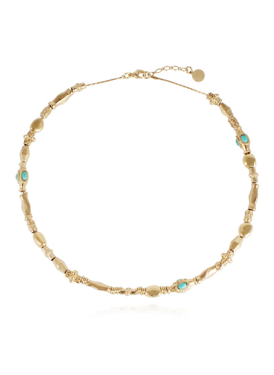 Kali Cabichons Necklace - Gold