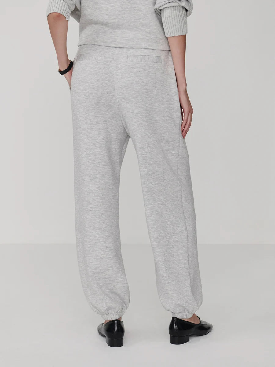The Classic Cuff Pant 28.5" -  Light Grey Marl